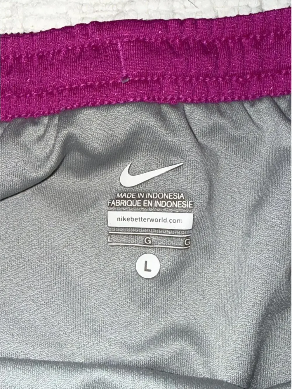 Nike Women's Pink and Purple Shorts